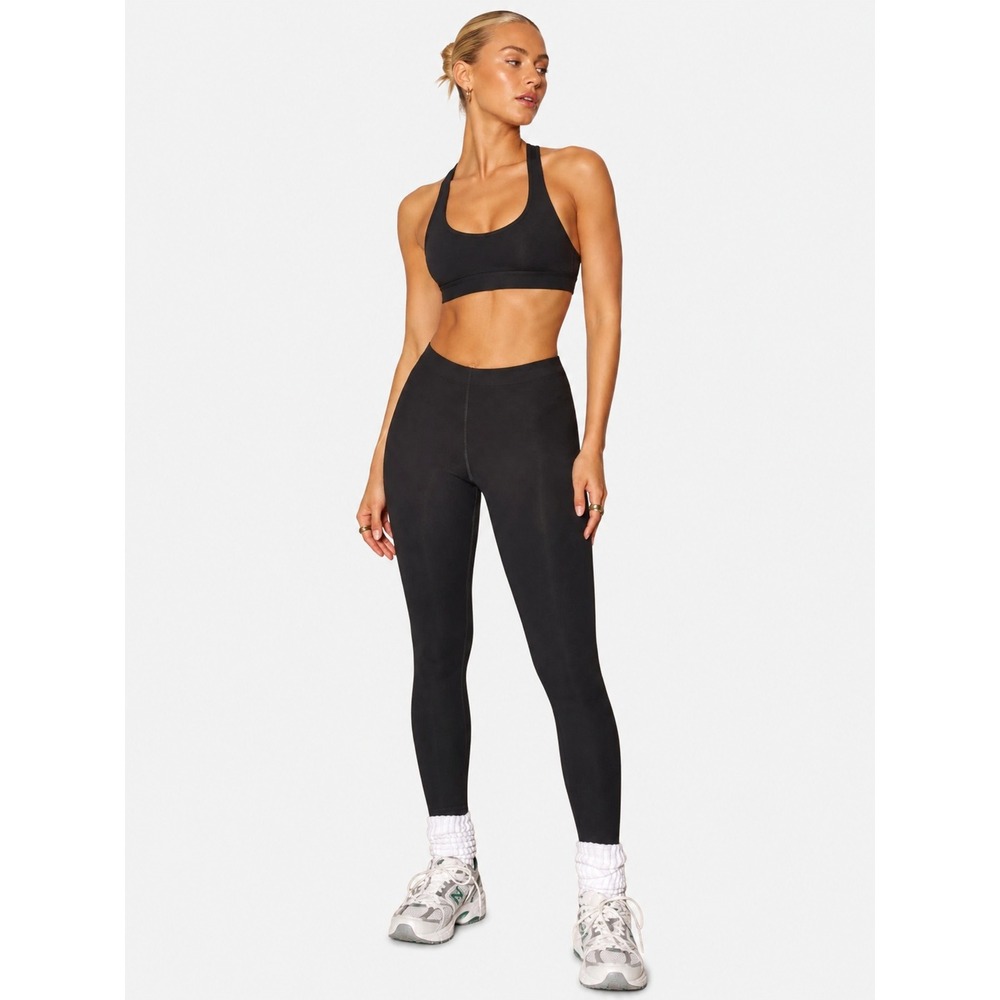 Joah Brown Body Leggings Black High Rise Stretch XS S